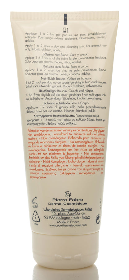 Avène TriXera Nutri-fluid Balm 200 Ml