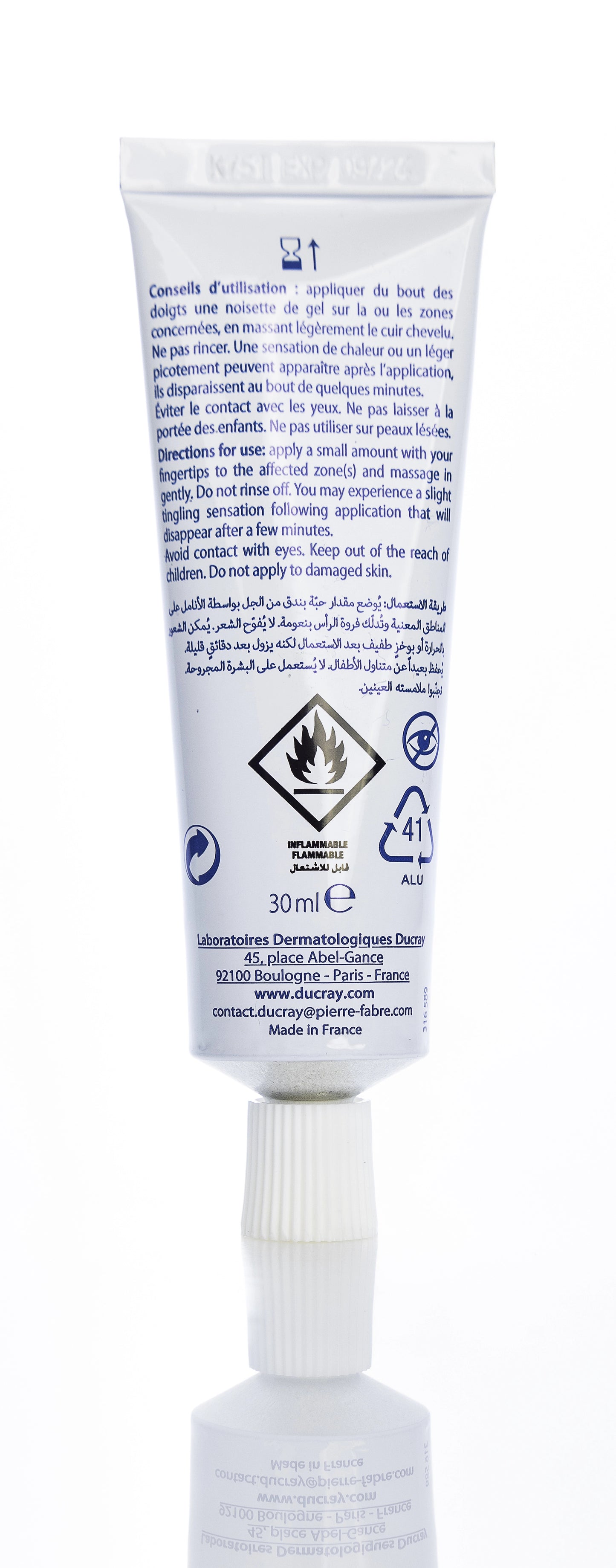 Ducray Tonifying Gel for Localized Hair Loss 30 Ml