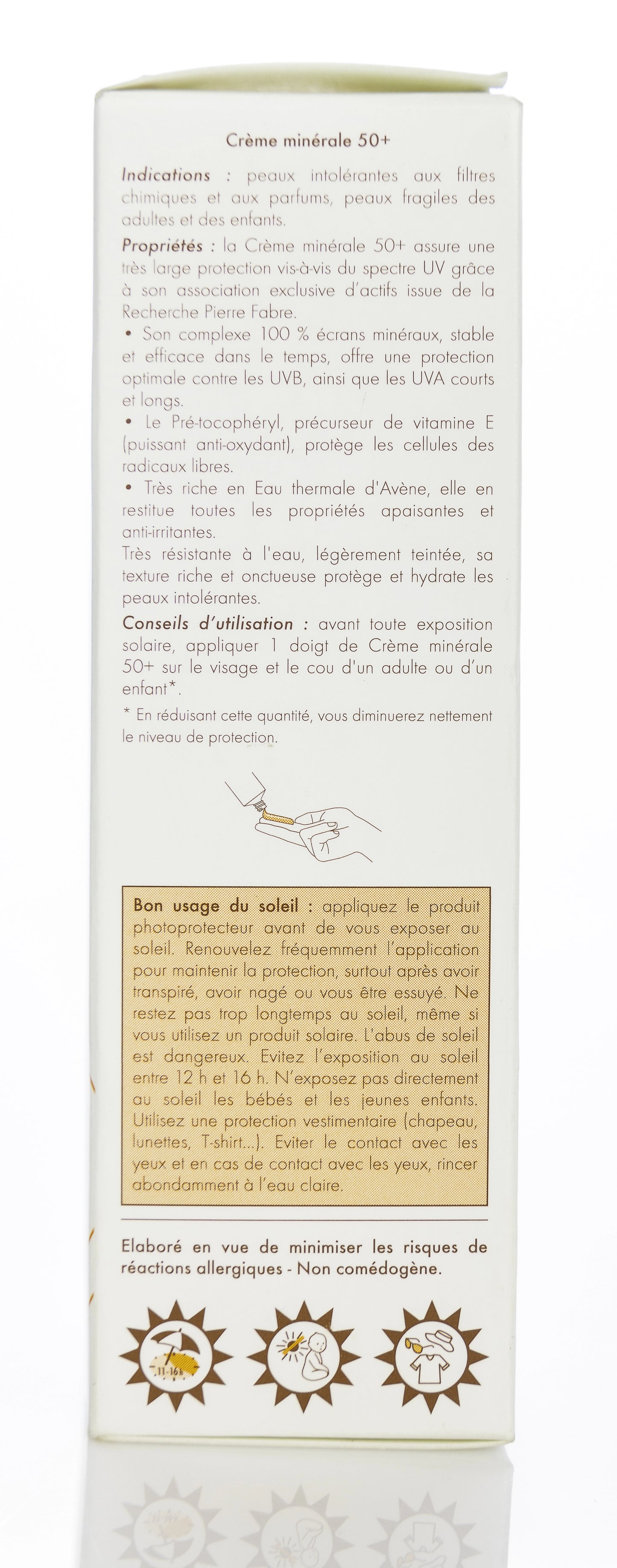 Avène SPF 50+ Very High Protection Mineral Cream 50 Ml