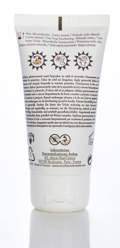 Avène SPF 50+ Very High Protection Mineral Cream 50 Ml