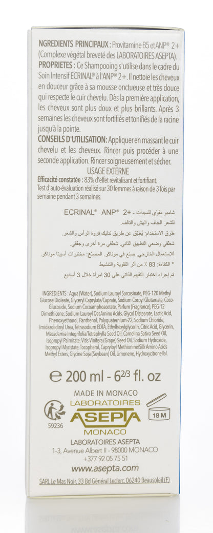 Ecrinal ANP 2+ Fortifying Shampoo for Women 200 Ml