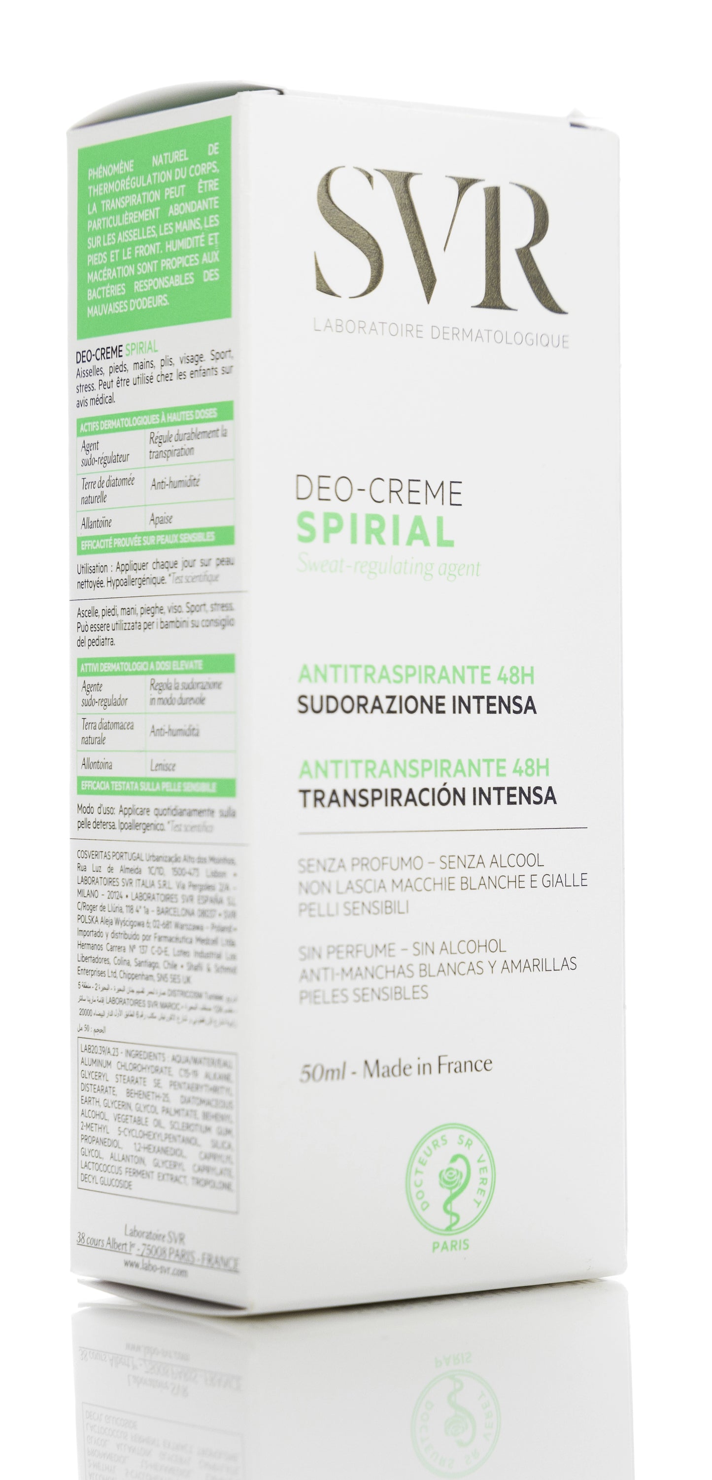 SVR Spirial Deodorant  Cream 50 ml