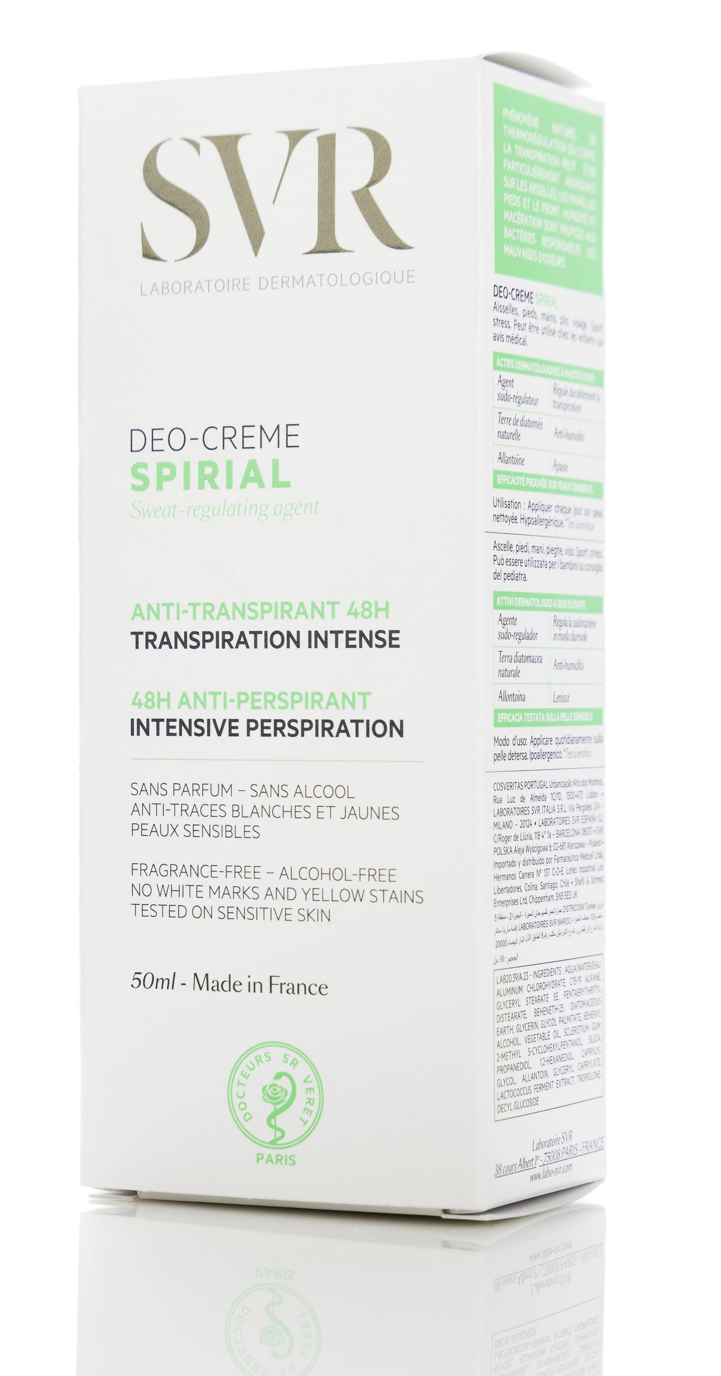 SVR Spirial Deodorant  Cream 50 ml