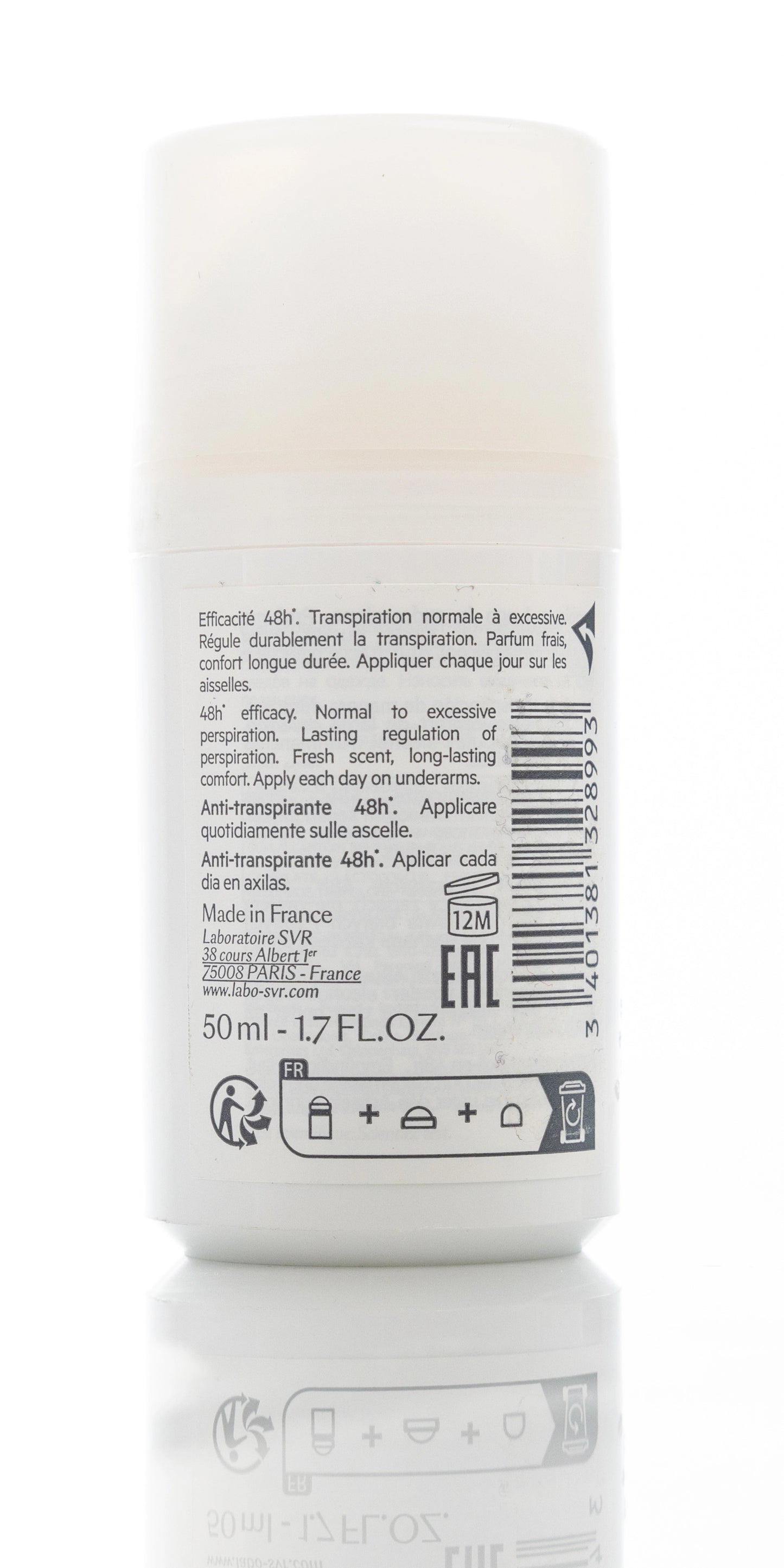 SVR Spirial Deodorant  Roll 50 ml
