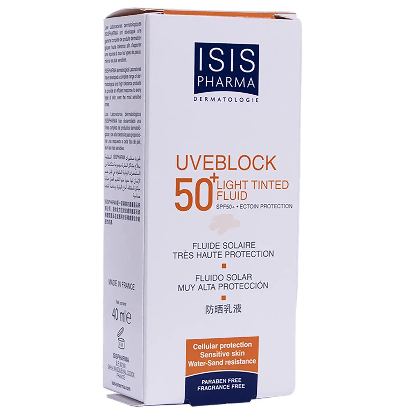 Isis Spf 50+ Light Tint  40 Ml Fluid