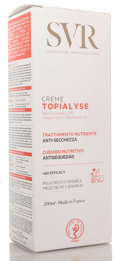 SVR Topialyse Sensitive Cream 200 ml