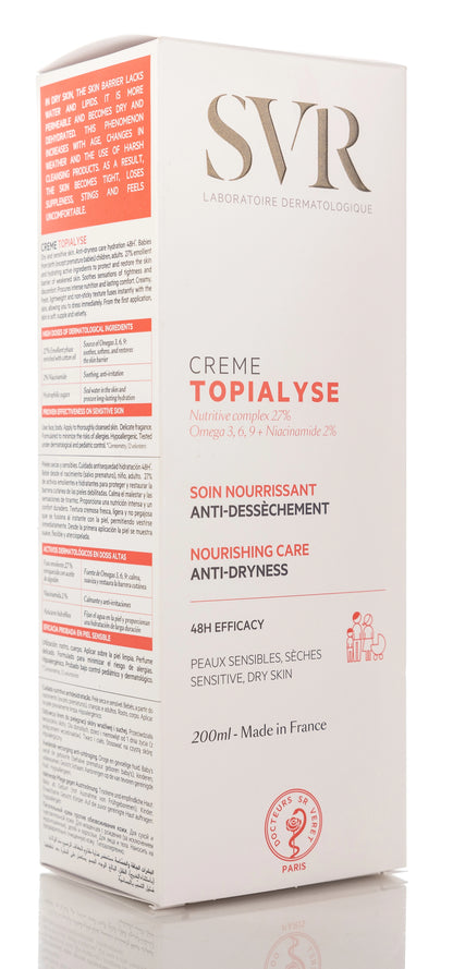 SVR Topialyse Sensitive Cream 200 ml