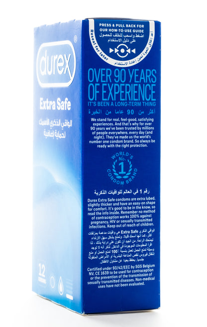 Durex Condom Extra Safe 12 Pieces