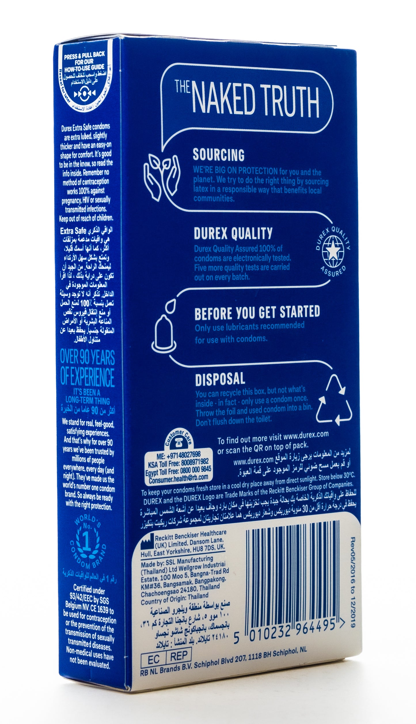 Durex Condom Extra Safe 6 Pieces
