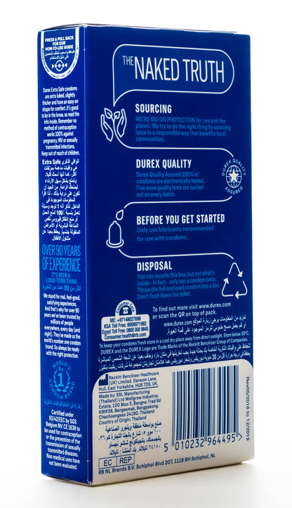 Durex Condom Extra Safe 6 Pieces