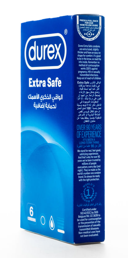 Durex Condom Extra Safe 6 Pieces