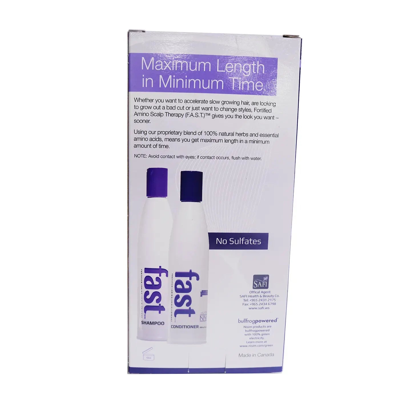 Nisim FAST Fortified Amino Scalp Therapy Value Pack Shampoo 300 Ml + Conditioner 300 Ml