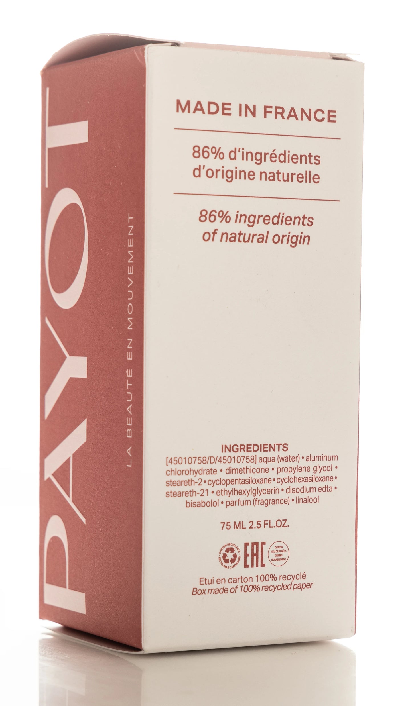 Payot Rituel Douceur 24H Roll-On Deodorant 75 Ml