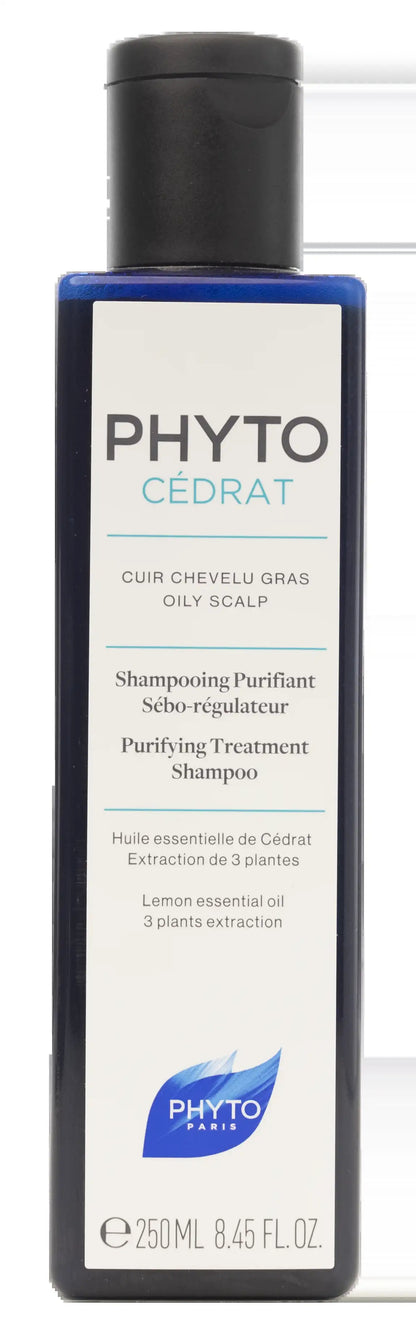 Phyto Cédrat Purifying Treatment Shampoo for Oily Scalp 250 Ml