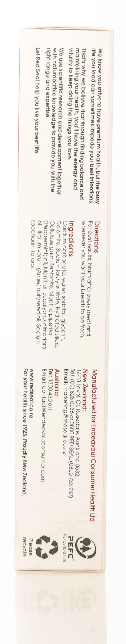 Red Seal Smokers Toothpaste 100g