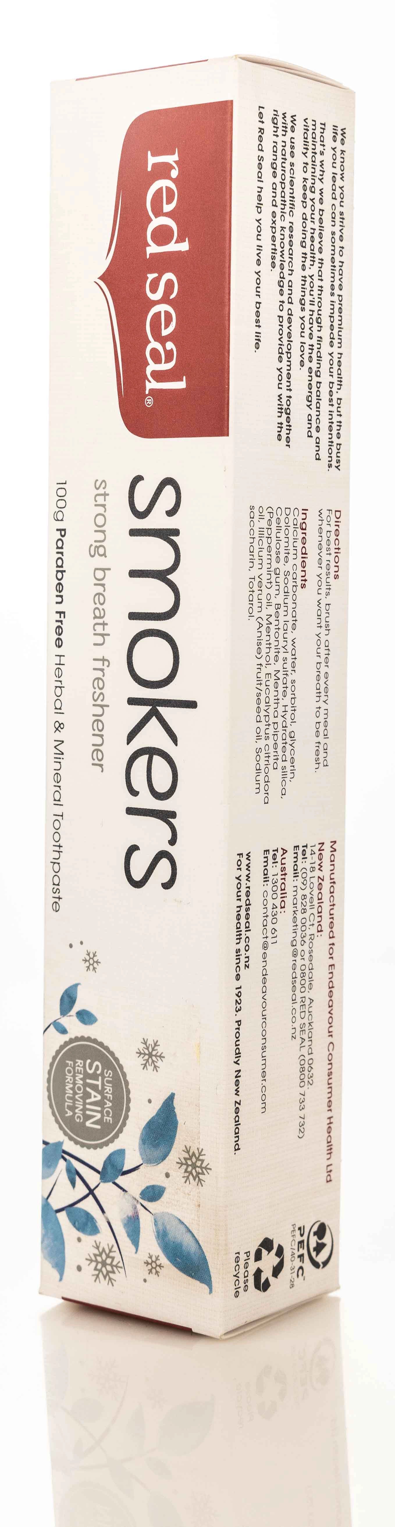 Red Seal Smokers Toothpaste 100g