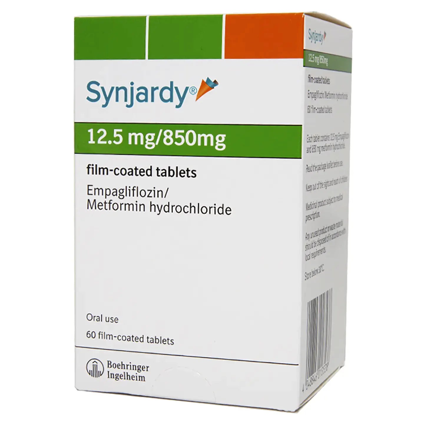 Synjardy 12.5/850Mg 60 Tablets