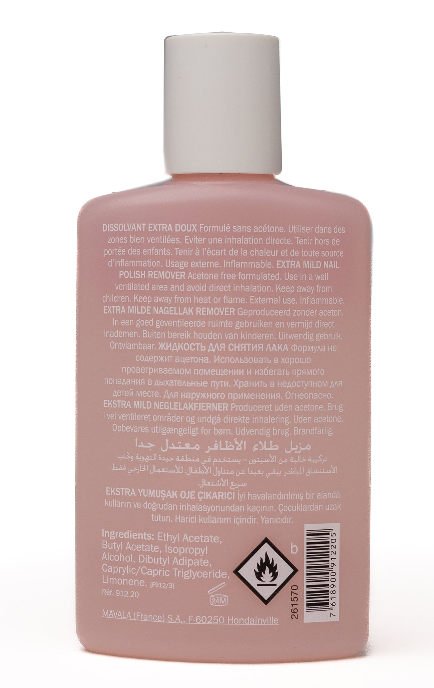 Mavala Nail Polish Remover Pink 100 Ml