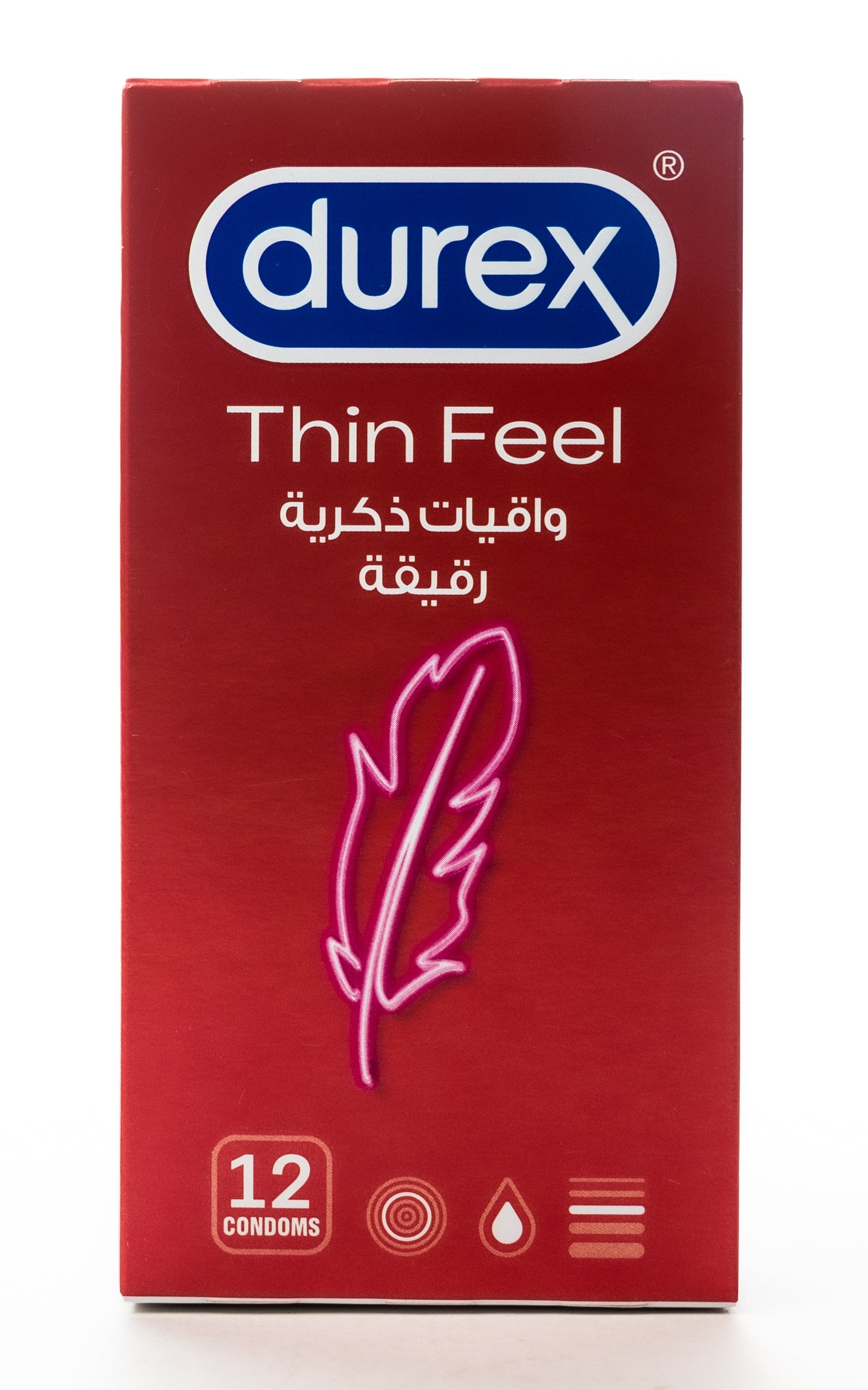 Durex Condom Feel Thin 12 Pieces