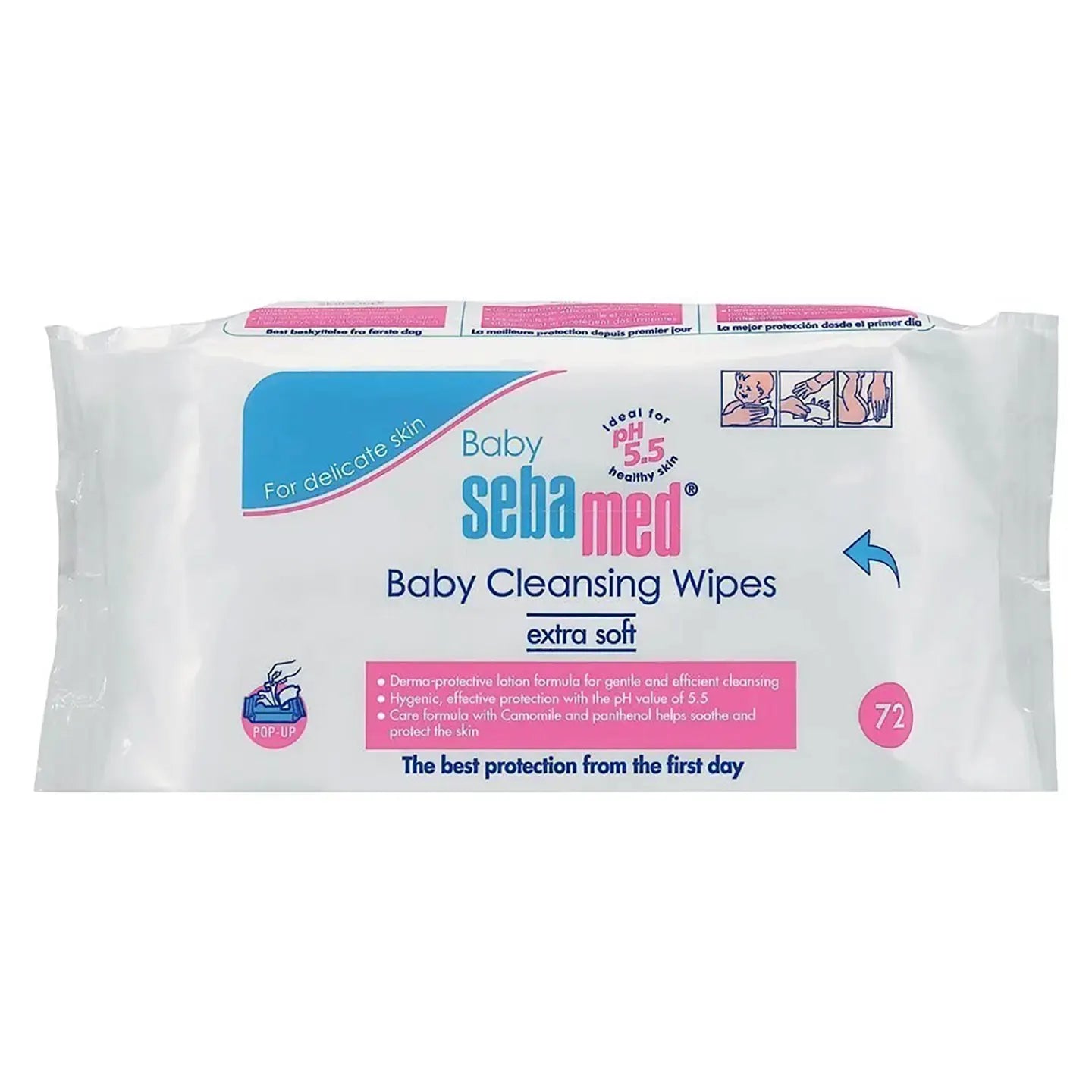 Sebamed Baby Cleansing Wipes 72 Pieces