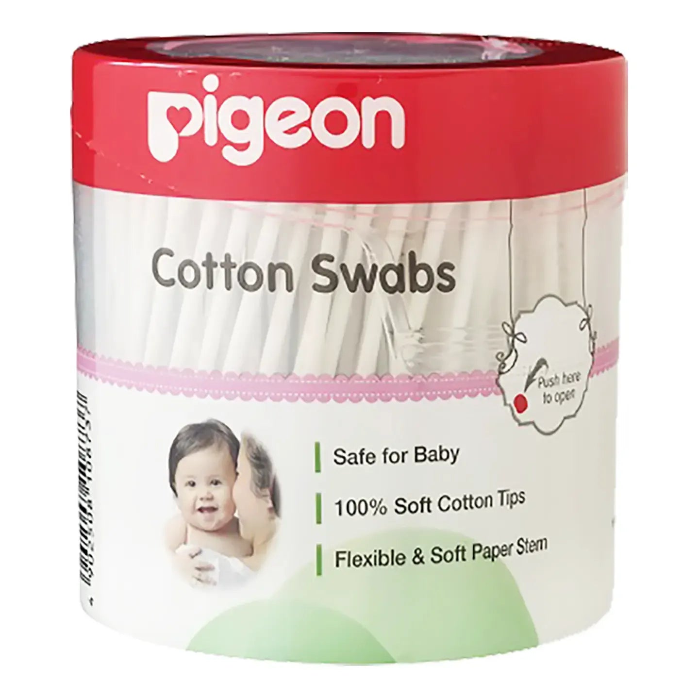 Pigeon Cotton Swabs Paper Stem 200 Pieces