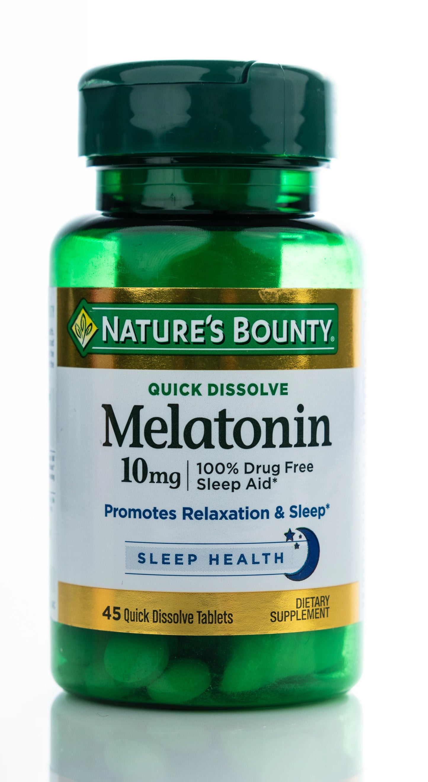 Nature's Bounty Melatonin 10mg 45 Dissolve Tablets