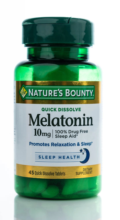 Nature's Bounty Melatonin 10mg 45 Dissolve Tablets