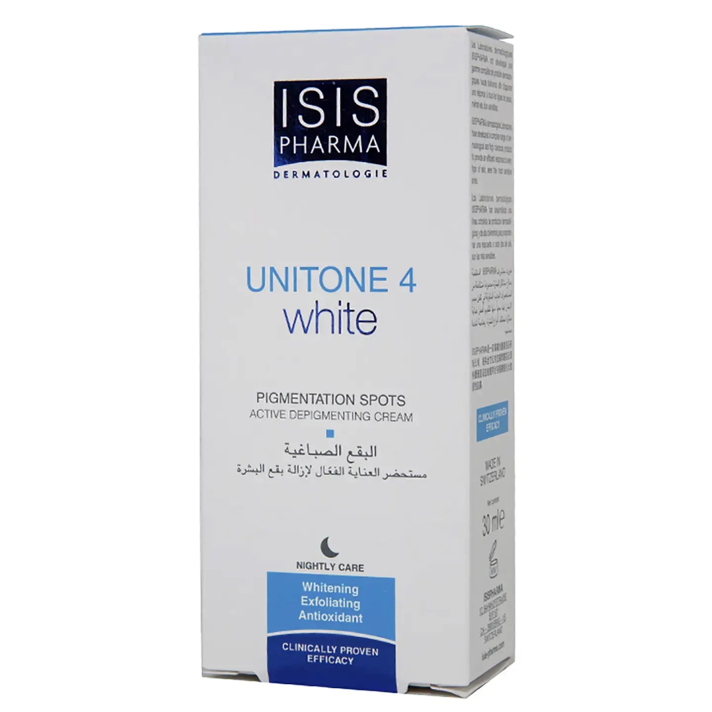 Isis Unitone 4 White Cream 30 Ml