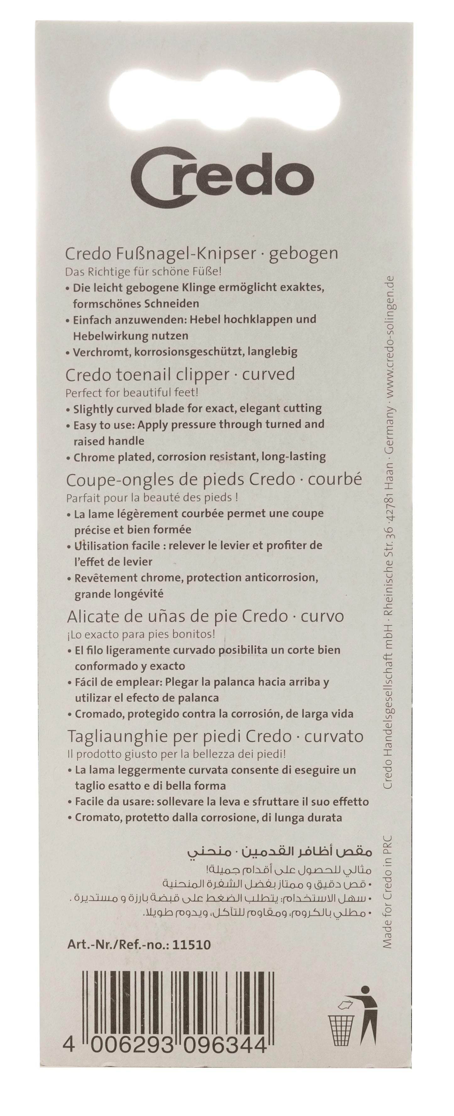 Credo Nail Clipper 11510