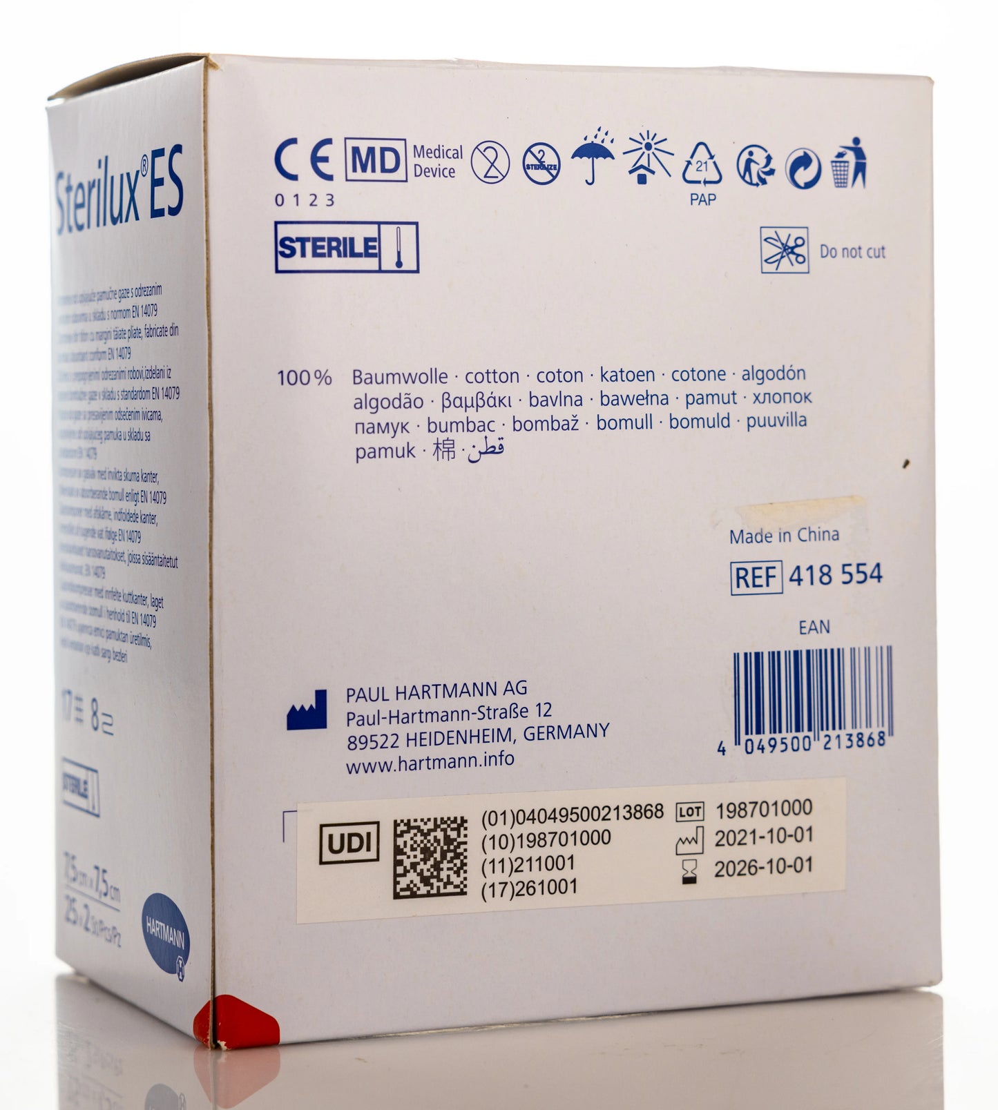 Hartmann Sterlx Sterile 7.5 X 7.5 Cm [25X2 Pieces]