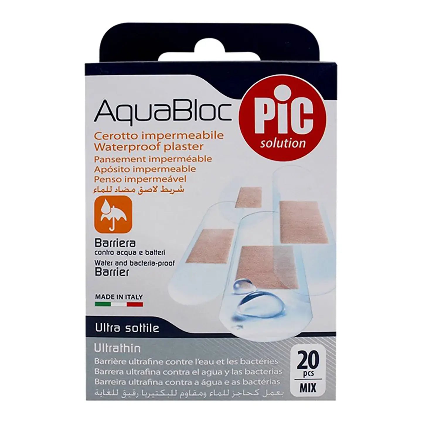 Pic Solution AquaBloc Mix waterproof Plaster 20 Pieces