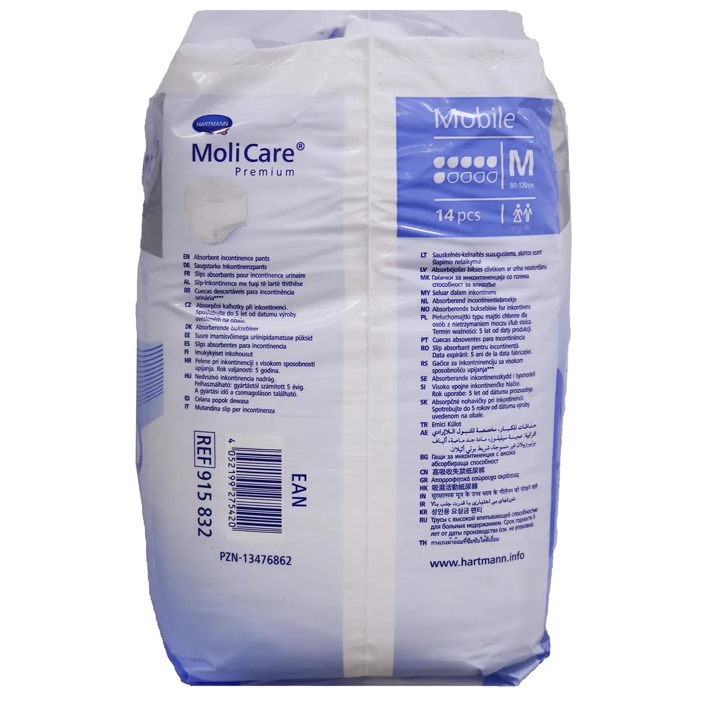 Molicare Premium [Mobile] No.2/Medium 14 Pieces