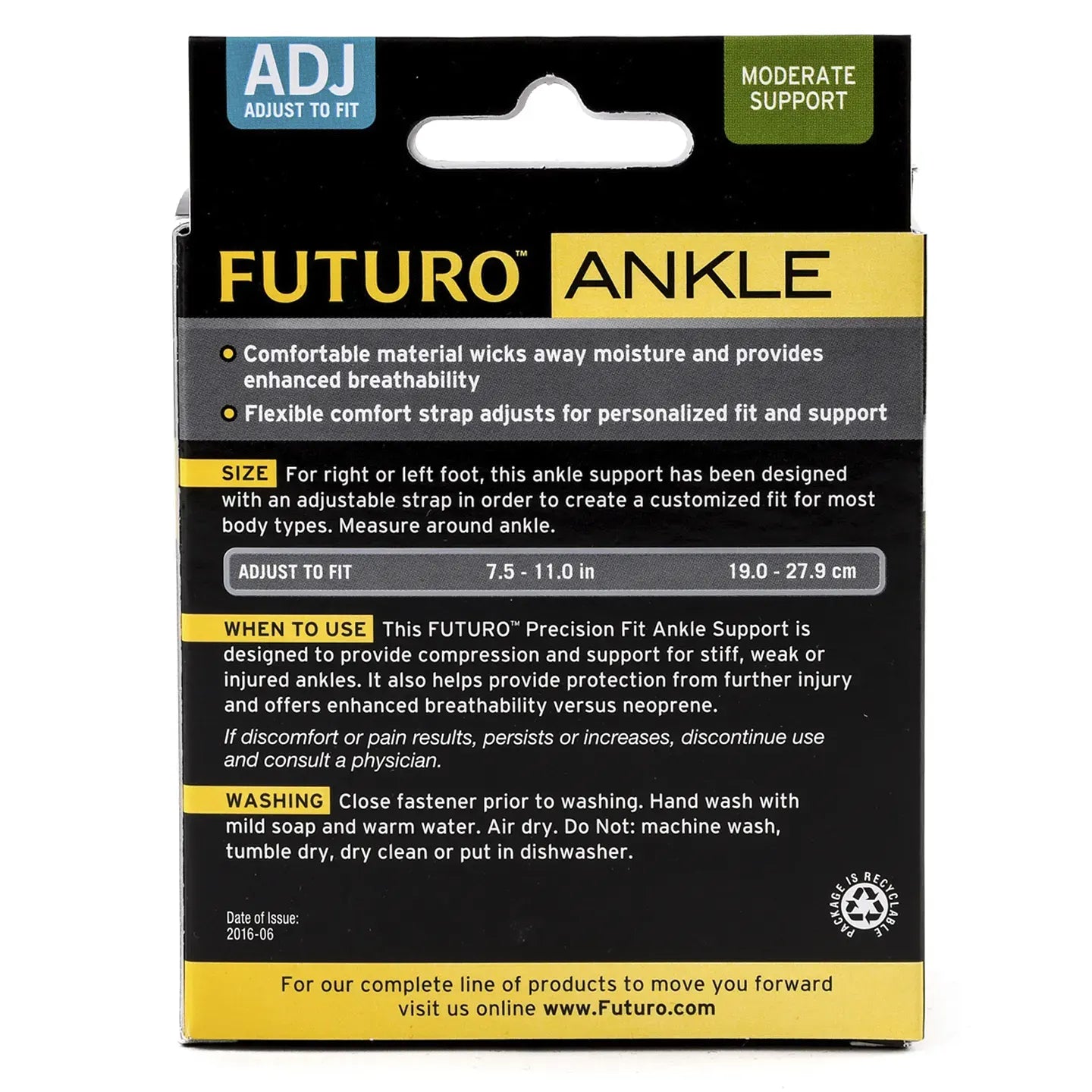 Futuro Ankle Performance Comfort Support [Adjustable] 01037