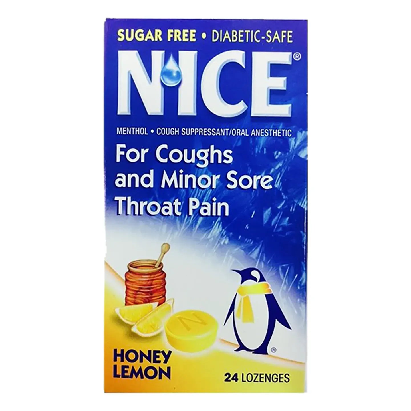 Nice Honey And Lemon 24 Lozengers