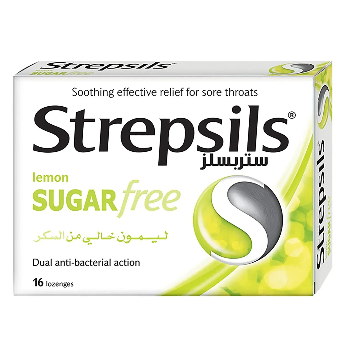 Strepsils Lemon & Herb Sugar Free 16 Lozenges