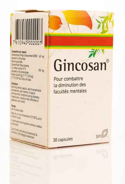 Gincosan 30 Capsules