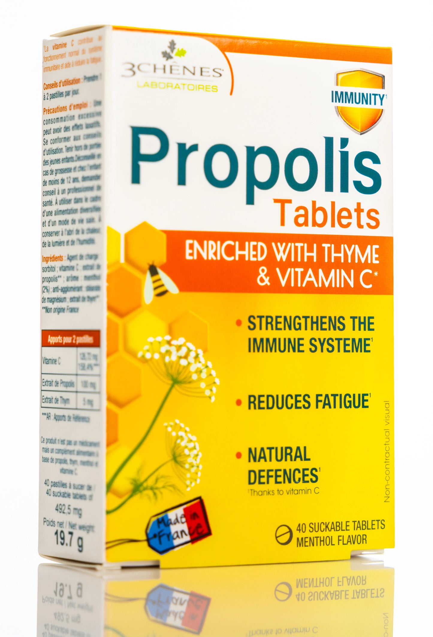 3 Chenes Propolis 40 Lozenges