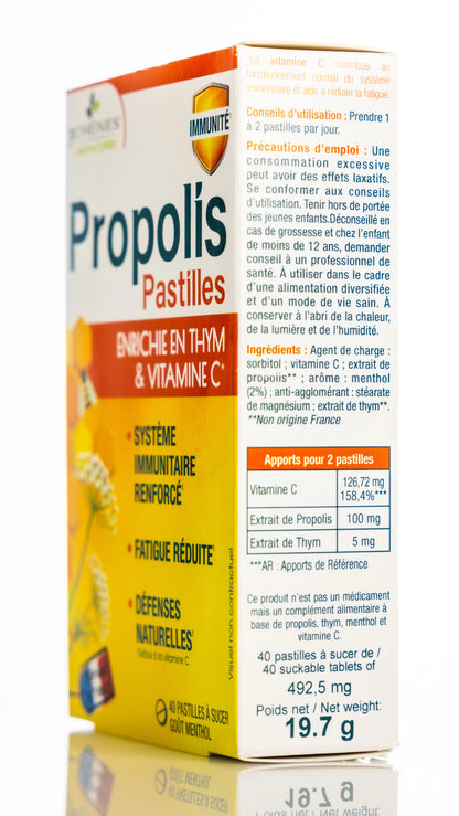 3 Chenes Propolis 40 Lozenges