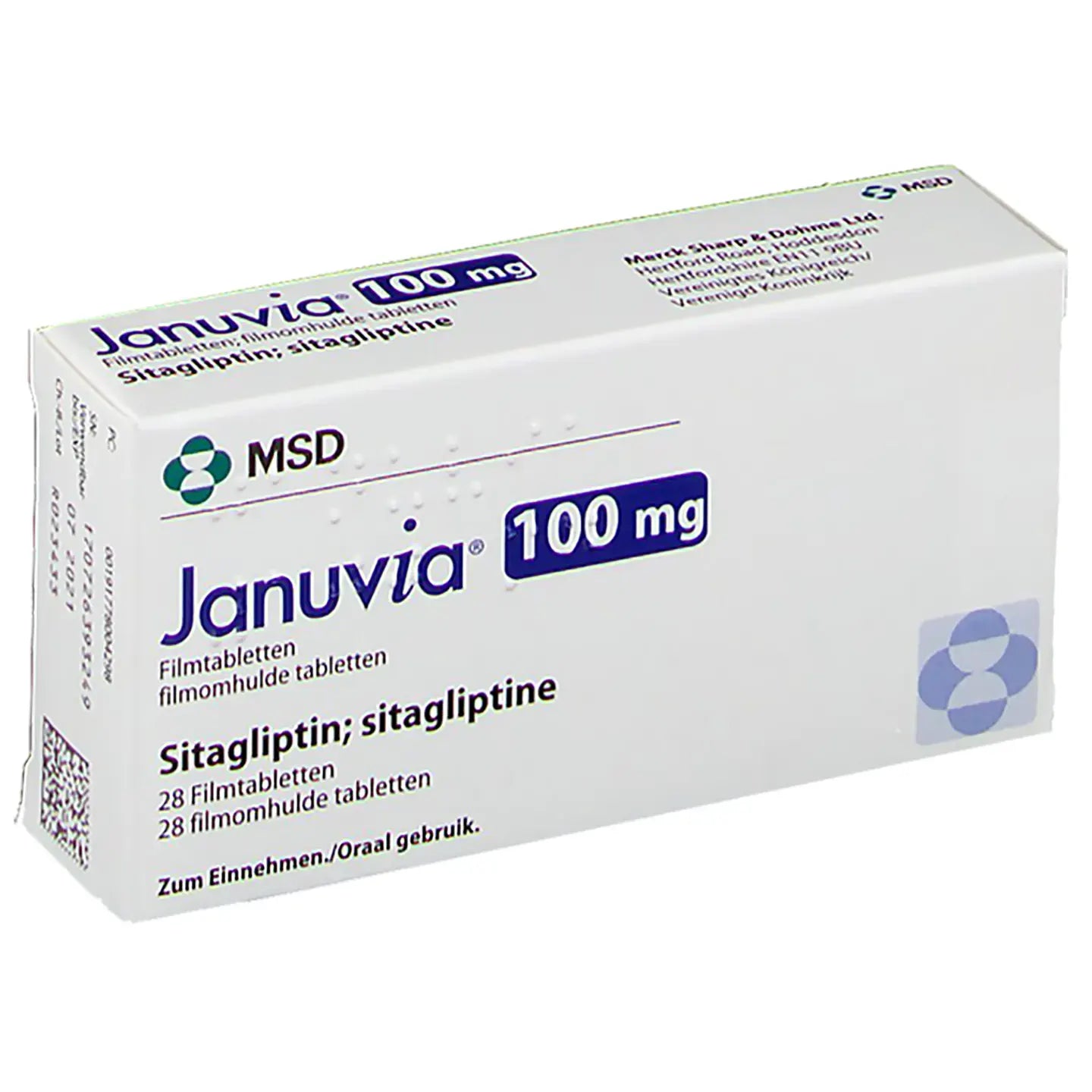 Januvia 100Mg 28  Tablets