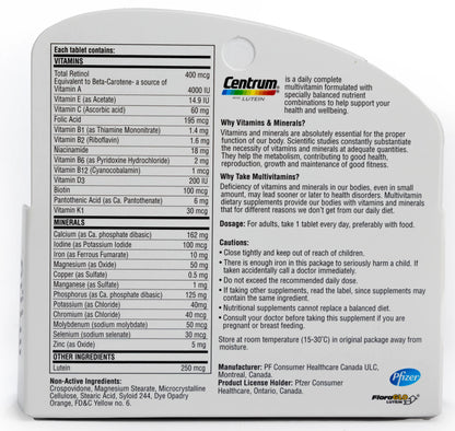 Centrum Lutein 100 Tablet