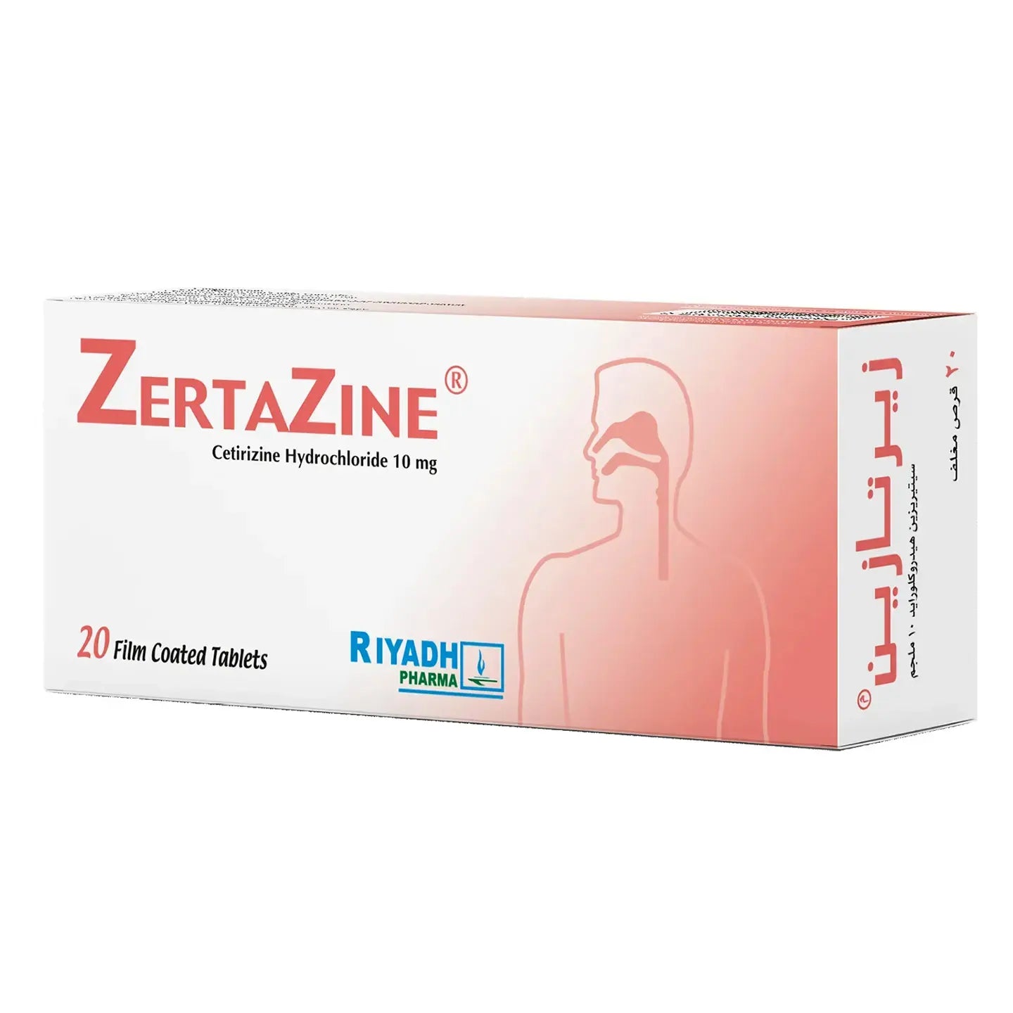 Zertazine 10Mg 20Tablets