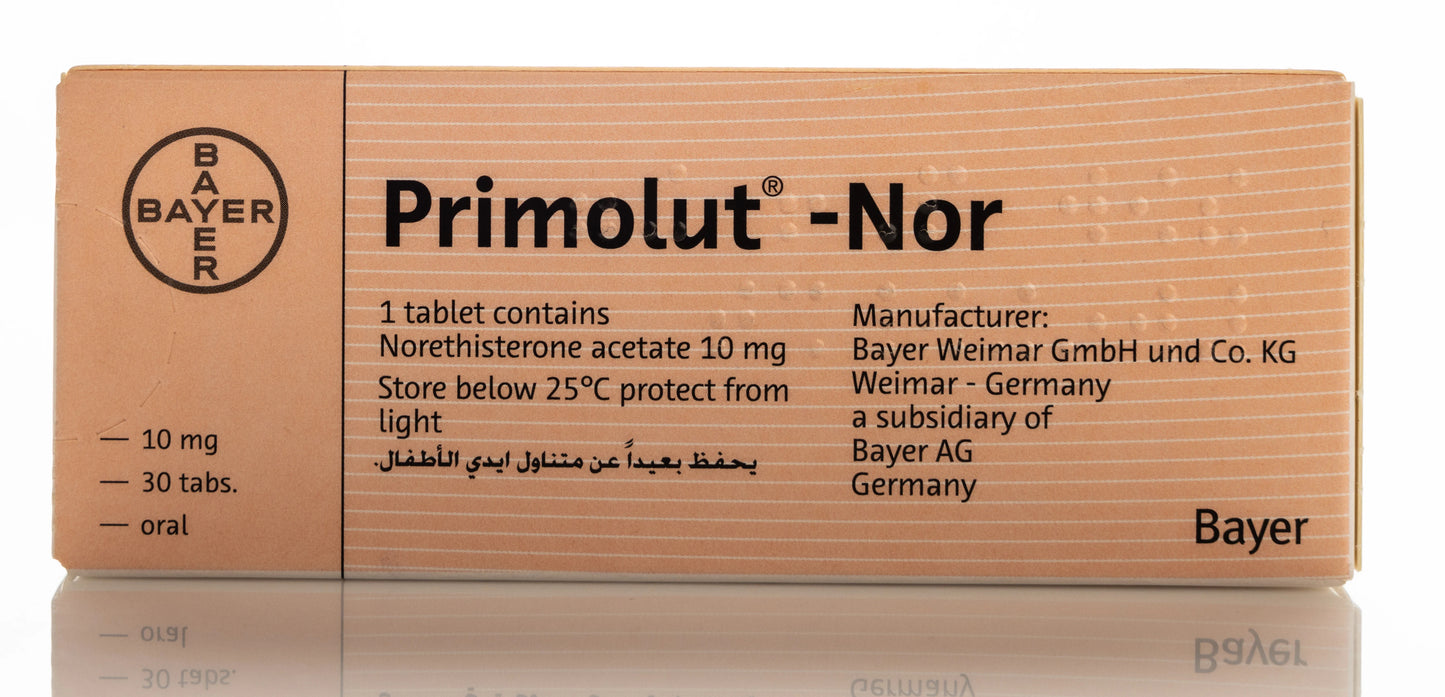 Primolut Nor 10 Mg 30 Tablets
