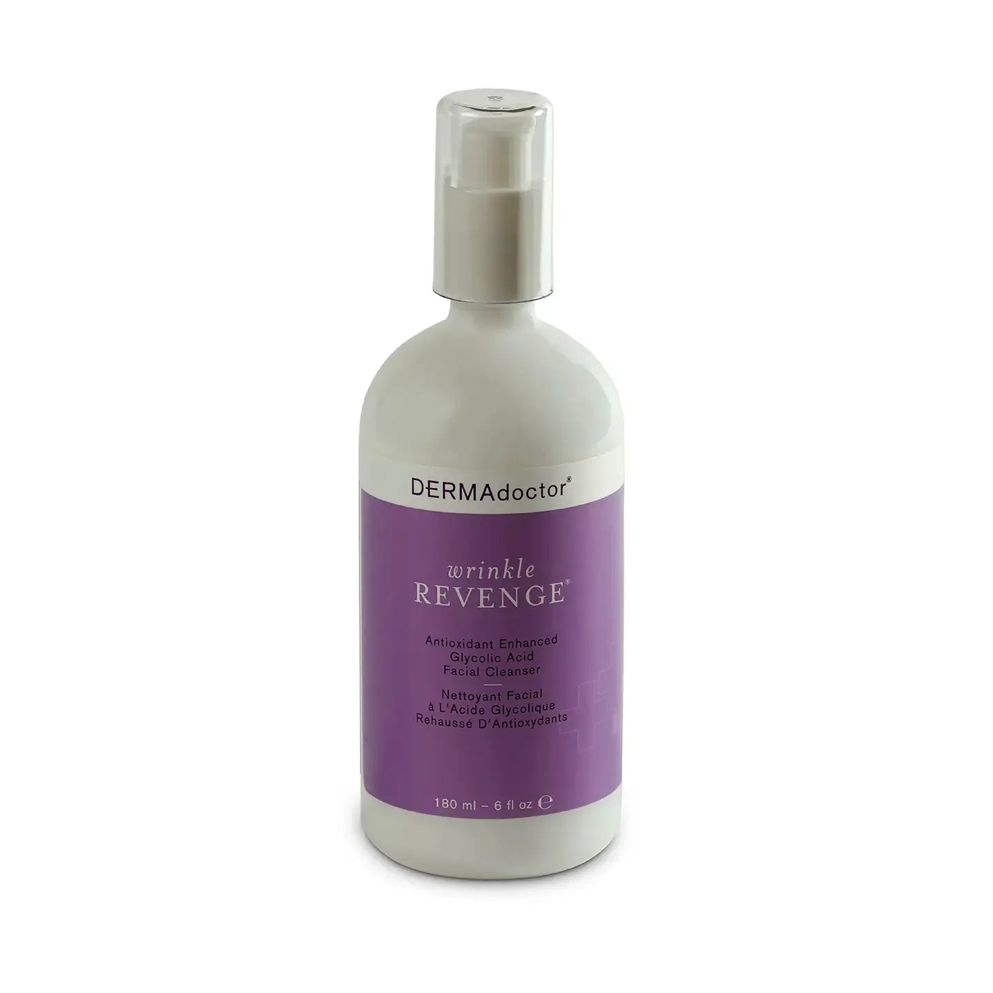 DERMAdoctor Wrinkle Revenge Antioxidant Enhanced Glycolic Acid Facial Cleanser 180 ml