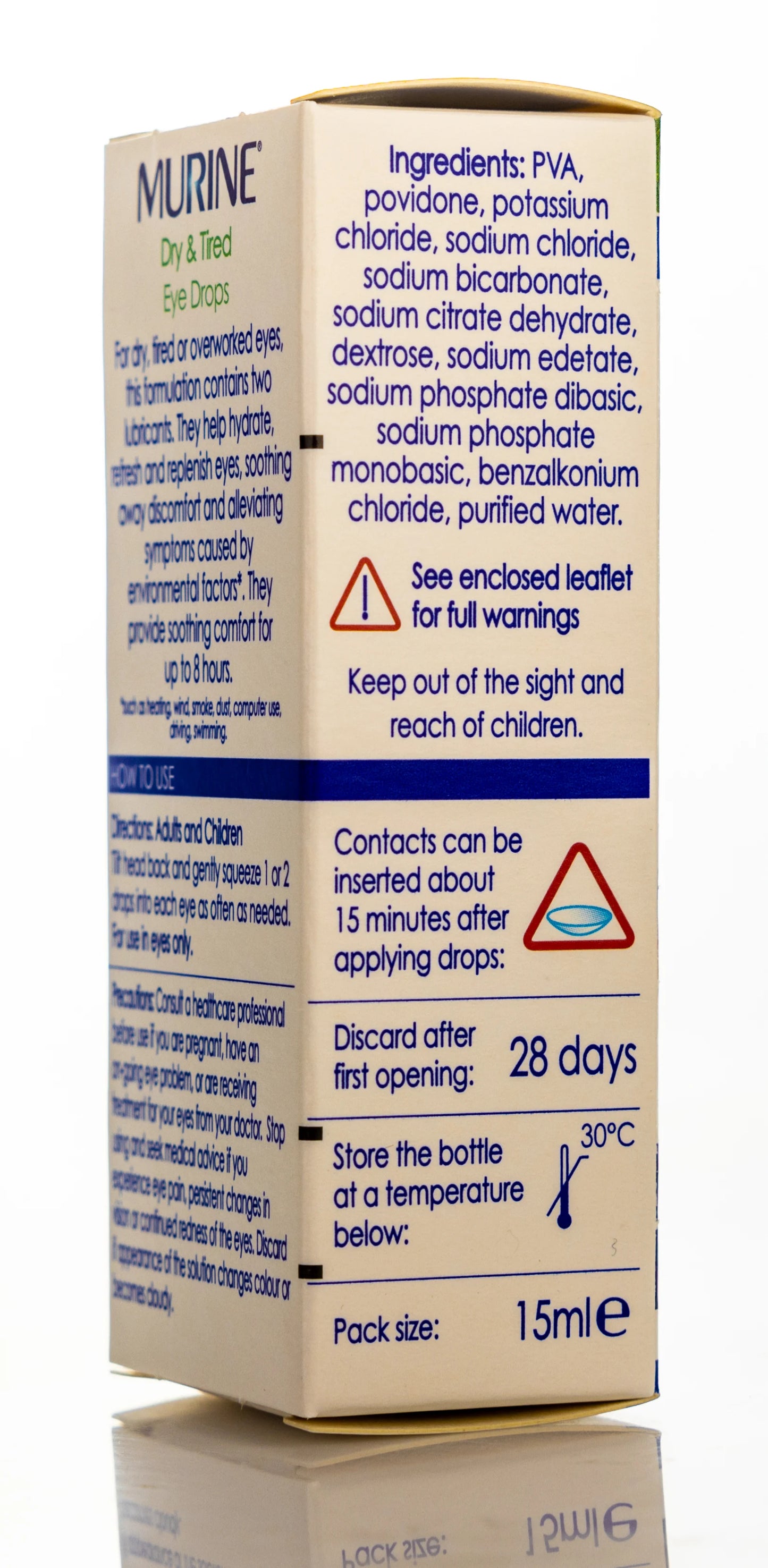 Murine Dry And Tired Eye Drops 15Ml