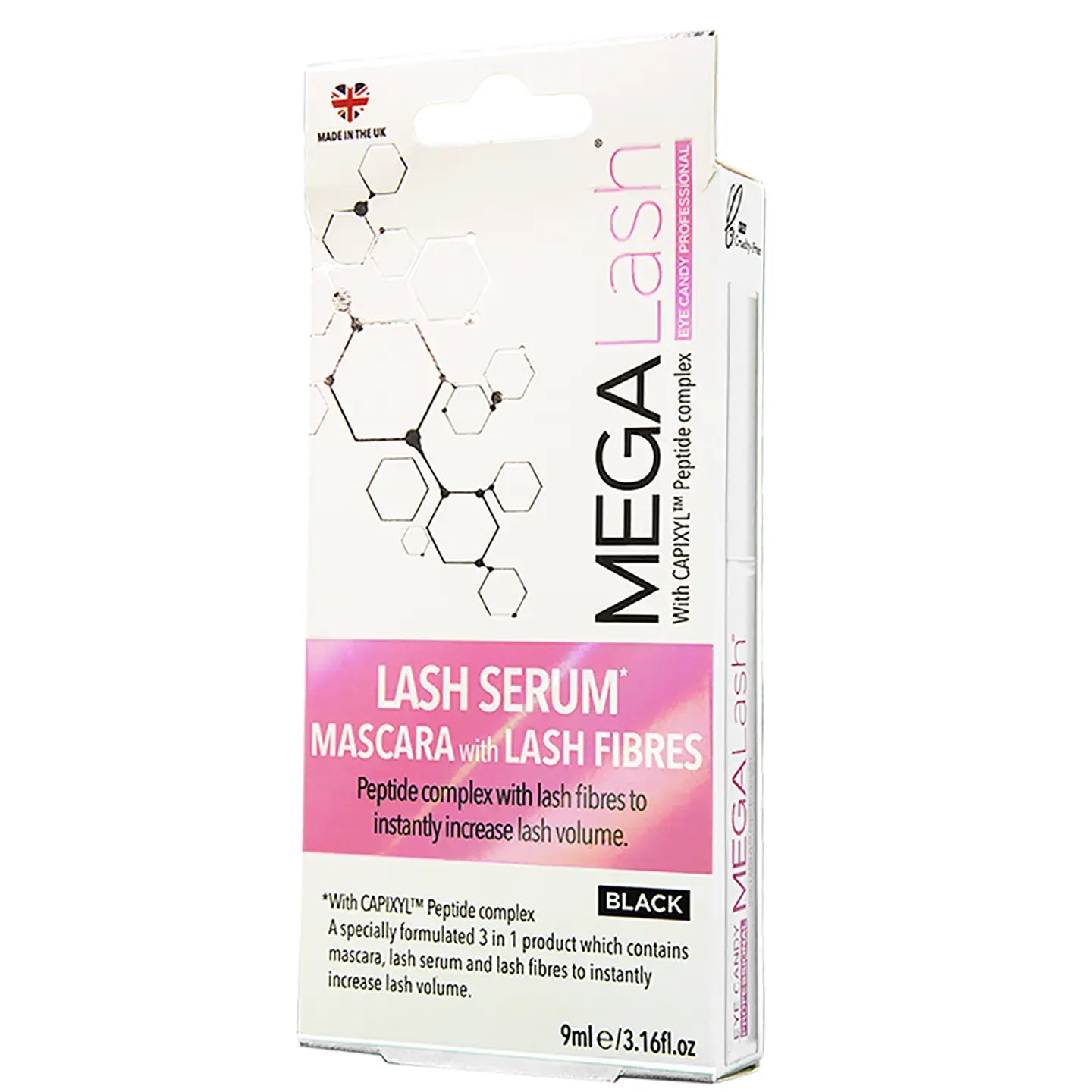 Eye Candy Professional Mega Lash Mascara with CAPIXYL Peptide Complex 9 Ml