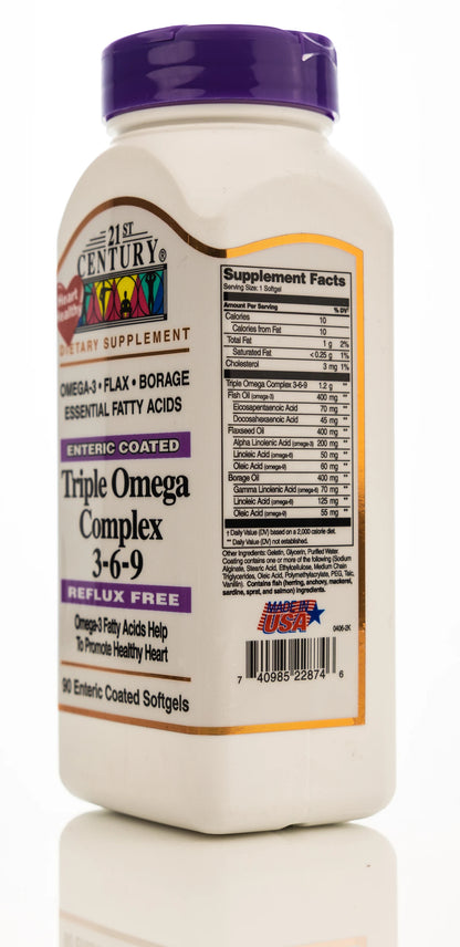 21 Century Triple Omega 90 Capule