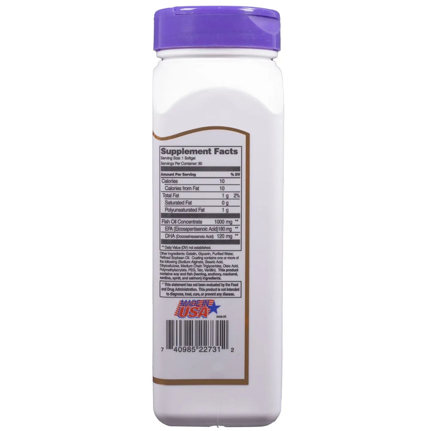 21 Century Omega-3 1000 mg 90 Capsule