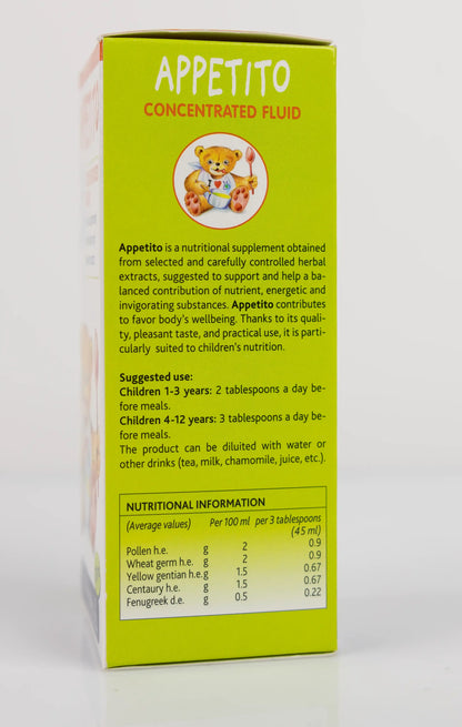 Bimbi Appetito Syrup 200Ml