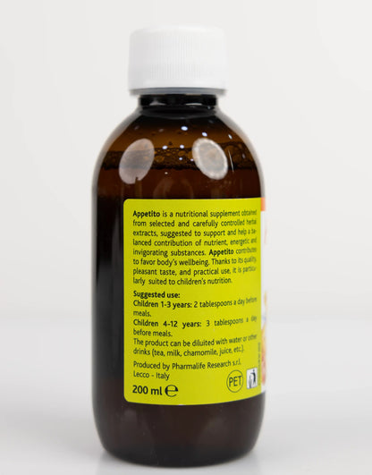 Bimbi Appetito Syrup 200Ml