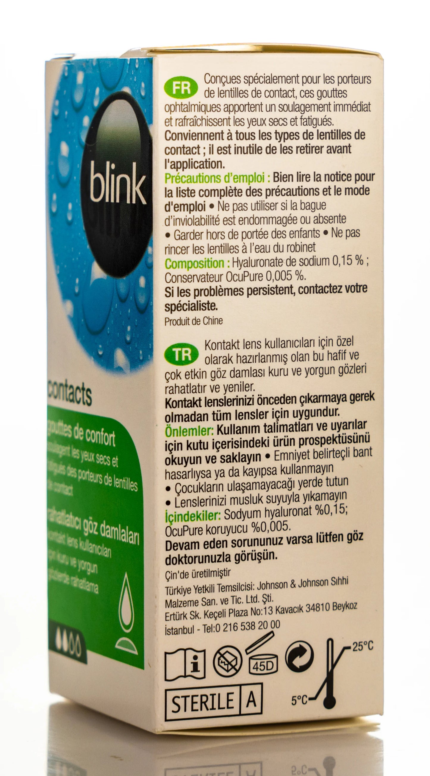 Blink Contacts Eye Drops 10Ml